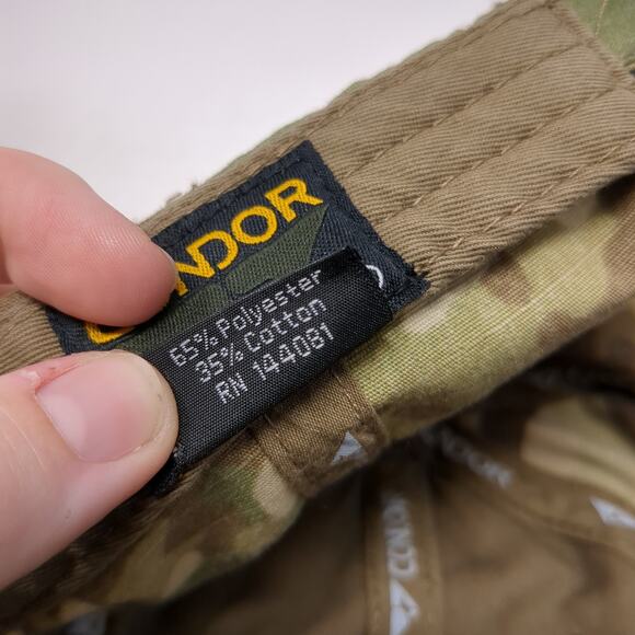 Punisher Slideback Hat Multicolor One Size Camo Adjustable Condor - Picture 10 of 10